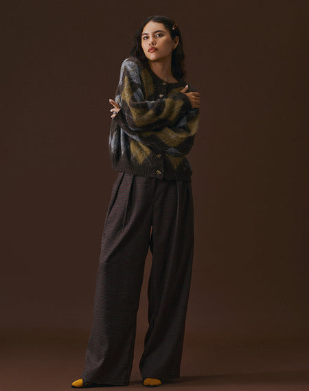 Joji Jacket in Warm Grey Leopard