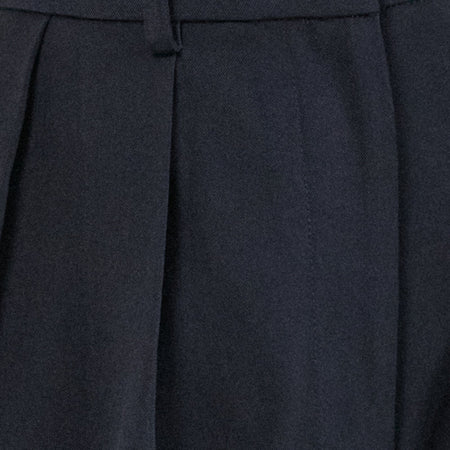 Nala Wide Leg Pleated Trouser in Tailoring Navy