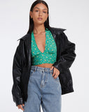 Image of Nanda Crop Top in Paisley Fun Green