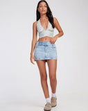 Image of Nanda Crop Top in Washed Out Pastel Floral