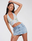 Image of Nanda Crop Top in Washed Out Pastel Floral