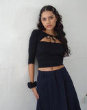 image of Neha Crop Top in Black