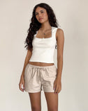 Image of Nico Linen Short in Ecru