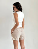 Image of Nico Linen Short in Ecru