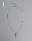 Image of Niki Silver Cross Necklace by Gemini Jewels