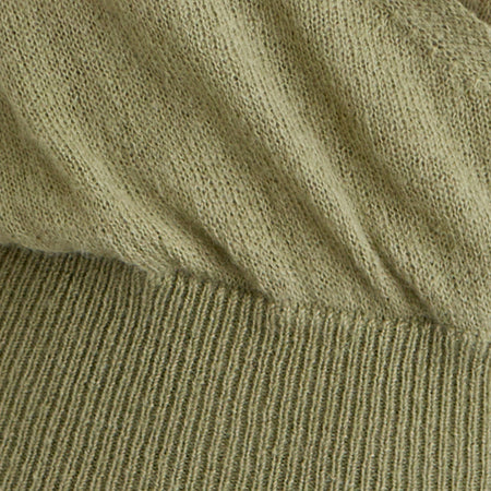 Nilza Wrap Top in Knit Sage Green