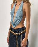 image of Nindita Crop Top in Light Blue