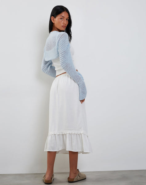 Image of Nobila Shrug Top in Baby Blue