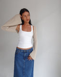 Image of Nobila Shrug Top in Natural