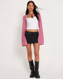 Image of Nobila Shrug Top in Raspberry