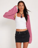 Image of Nobila Shrug Top in Raspberry