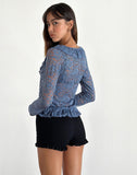 Image of Noemi Cardi in Moonlight Blue Lace