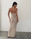 Image of Norila Knitted Maxi Dress in Neutral