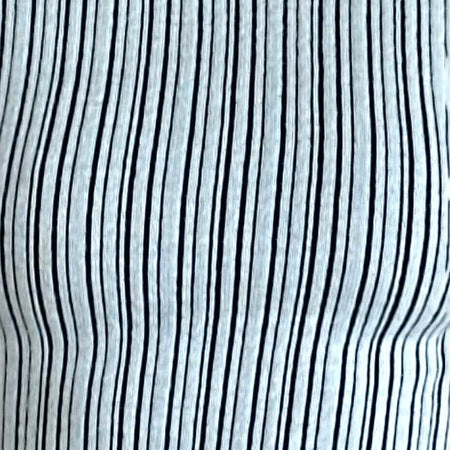 Nova Top in Jersey Blue and Black Stripe