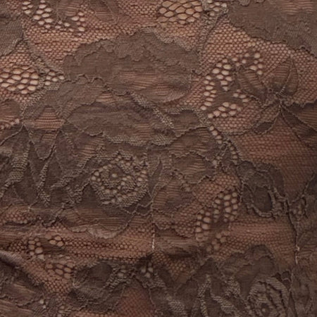Nova Unlined Lace Top in Dark Brown