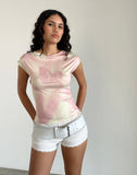 Image of Nova Top in Slinky Orchid Petals Pink