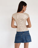 Image of Nova Top in Sequin Neutral