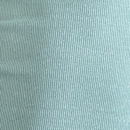 Nova Top in Shimmer Rib Light Blue