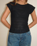 Image of Nova Top in Textured Black