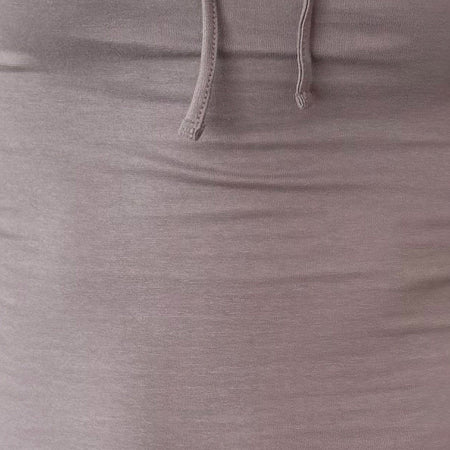 Novalie Tie Front Top in Elephant Grey