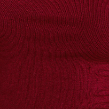 Ziva Knit Cami Vest Top in Burgundy
