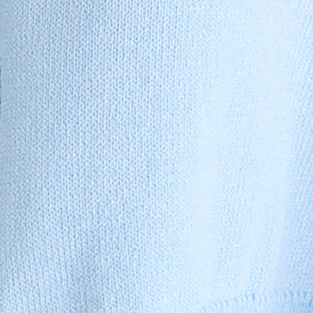 Nuha Ribbed Cropped Cardigan in Blue