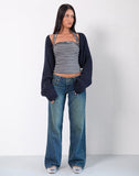 Image of Nuria Shrug in Navy