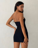 Image of Novara Mini Dress in Black