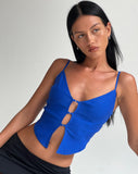 Image of Oleta Cami Top in Cobalt