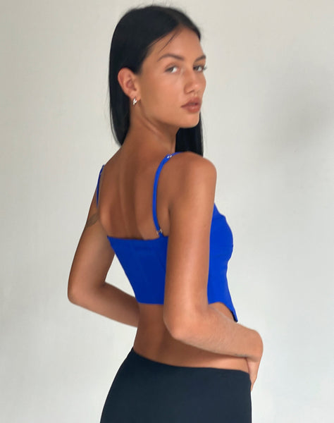 Image of Oleta Cami Top in Cobalt