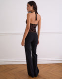 Image of Olivera Top in Brown Garden Floral
