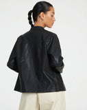 image of Olivia Jacket in PU Black