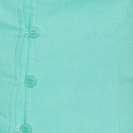 Oorja Halterneck Top in Tailoring Aqua