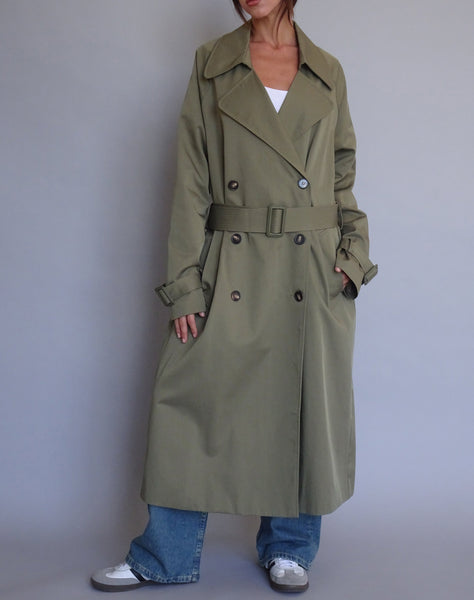 Image of Orcati Trench Coat in Khaki