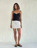 Image of Oruto Skirt in Knit Ivory