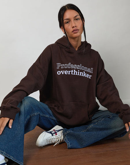 Max Hoodie in Black with Studs