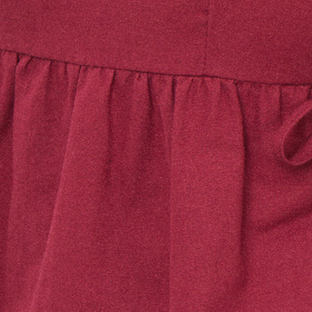 Palsi Tie Side Top in Burgundy