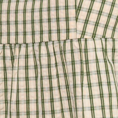 Palsi Tie Side Top in Green Check