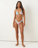 Image of Pami Bikini Top in Hibiscus Wave Blue