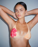 Image of Pami Bikini Top in Orange Flower