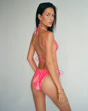 Image of Pami Bikini Top in Pink Watercolour