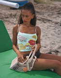 Image of Solay Cami Top in Bali Blue