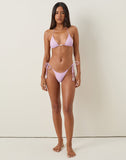 Image of Lentra Bikini Bottom in Lilac with Beads