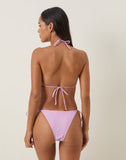 Image of Lentra Bikini Bottom in Lilac with Beads