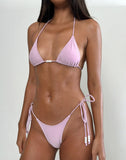 Image of Lentra Bikini Bottom in Lilac with Beads