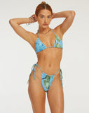 image of Leyna Bikini Bottom in Blurred Orchid Blue