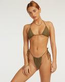 image of Leyna Bikini Bottom in Khaki