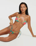 image of Leyna Bikini Bottom in Tropicana Floral