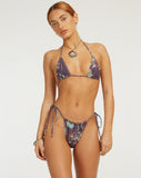 image of Leyna Bikini Bottom in Botanical Animal Brown