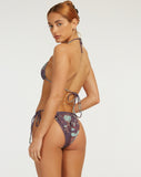 image of Leyna Bikini Bottom in Botanical Animal Brown